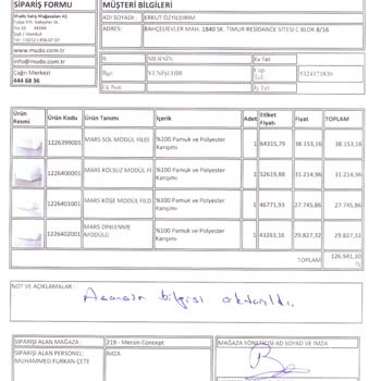 Mudo Concept'ten Aldığımız Koltuk Takımı Teslimat Ve Kalite Sorunları