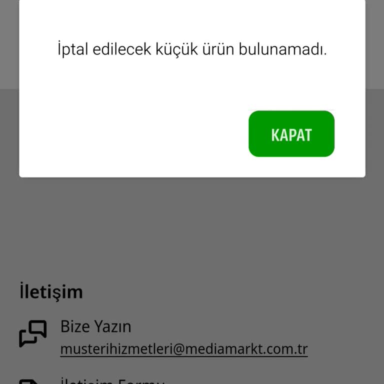 Media Markt Yanık Kokulu Ürünün İadesi Reddediliyor