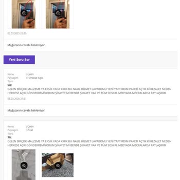Vitra Ürünlerinde Kırık Ve Çizik Sorunu