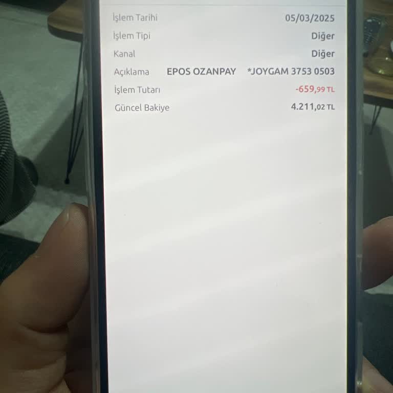 Yanlış Tutar Çekimi Ve İade Talebi