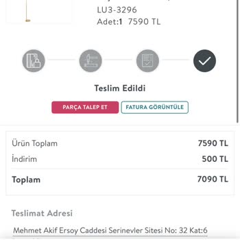 Yanlış Renk Ve Defolu Ürün Teslimatı: Vivense'den Destek Alamıyorum