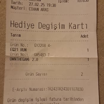 Adidas Mağazasında Değişim Sorunu Ve İletişim Eksikliği