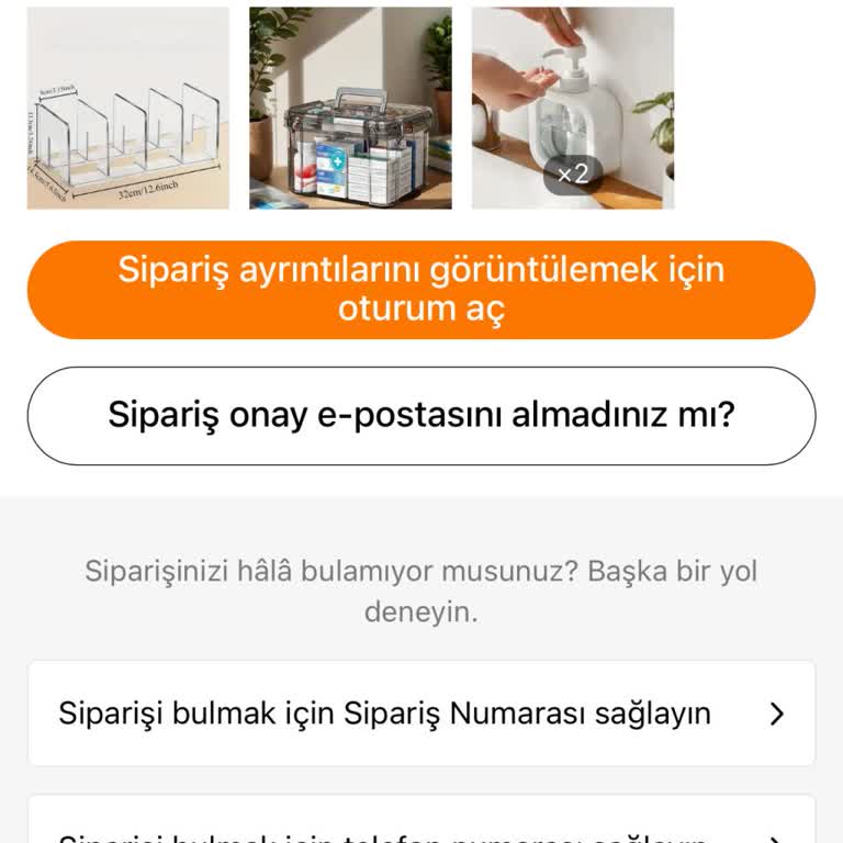 Sipariş Detaylarına Erişemiyorum Ve İade Talep Ediyorum