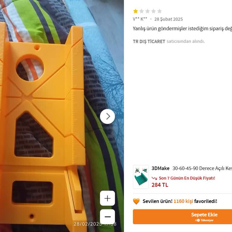 Yanlış Ürün Gönderen Satıcıya Dikkat!