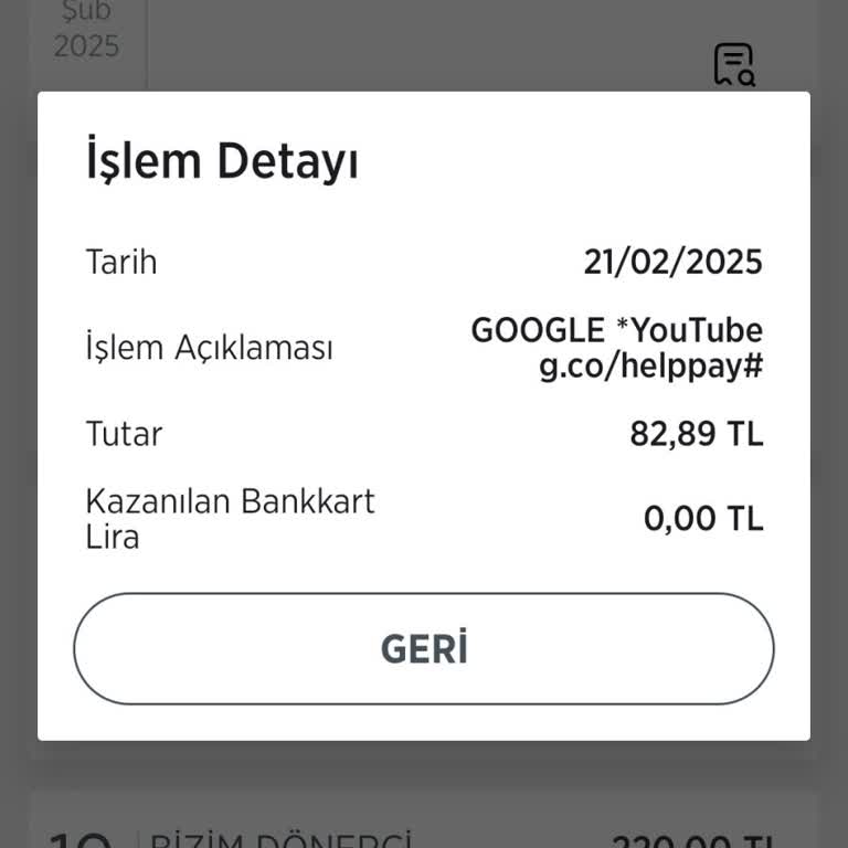 Yetkisiz İşlem: Google Helpay Tarafından İki Kez Çekim