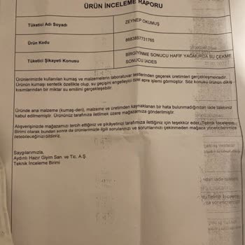 Montun Beklenen Performansı Göstermemesi Ve İade Talebinin Reddedilmesi