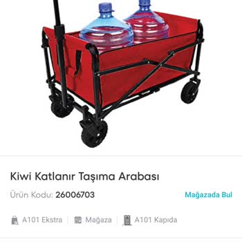 A101'de Stok Krizi: Kırmızı Kamp Arabası Hayal Kırıklığı