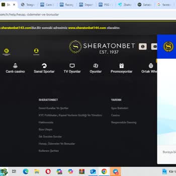 Sheratonbet Üyelik Ve Destek Süreci Hayal Kırıklığı