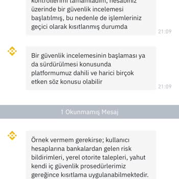 Binance TR'de Güvenlik İncelemesi Mağduriyeti