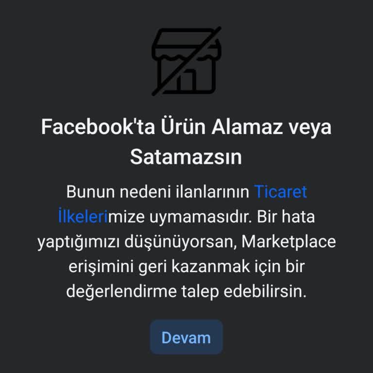 Marketplace Askıya Alındı: Satışlar Durdu!