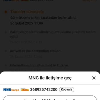 MNG Kargo'nun Yurtdışı Teslimat Sorunu