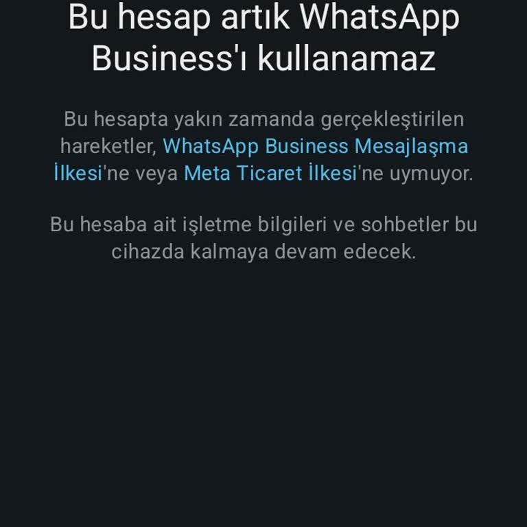 WhatsApp Hesabım Nedensiz Kapatıldı Mağdurum