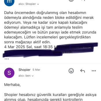 Shopier Ödeme Gününde Bloke Şoku
