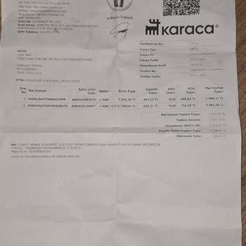 Karaca Ürünlerinde Sürekli Arıza Ve Yetersiz Servis Hizmeti