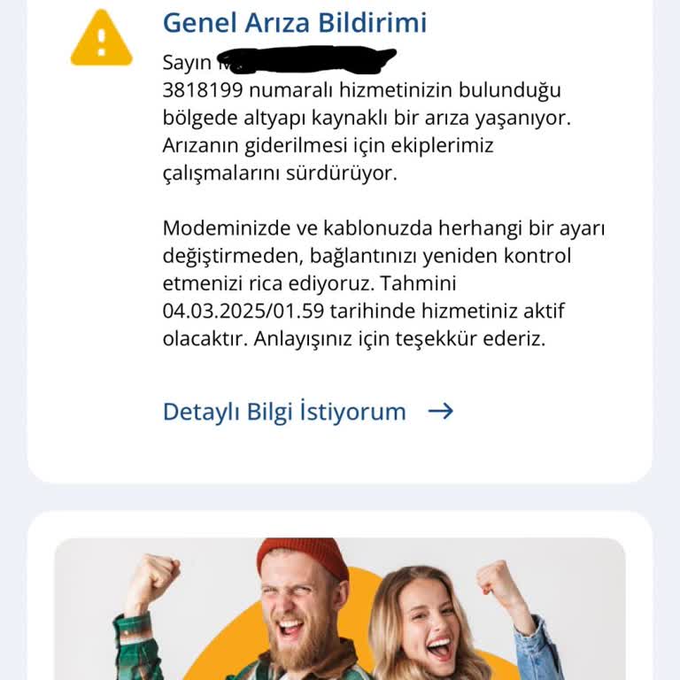 İnternet Kesintisi Ve Fatura Mağduriyeti