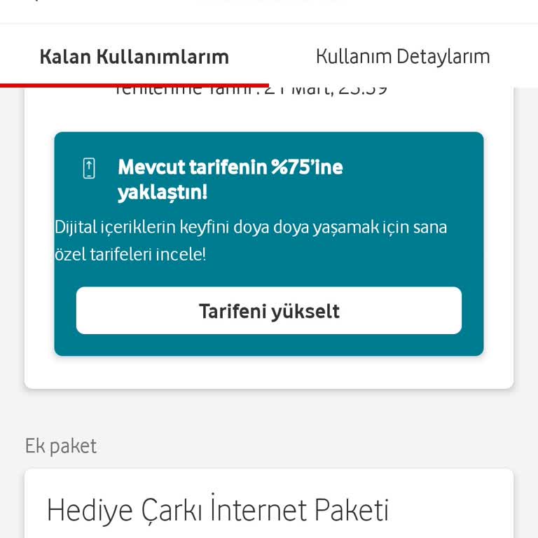Hediye İnternetin Hızla Tükenmesi Ve Müşteri Hizmetlerinin Yetersizliği