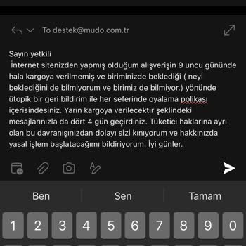 Mudo'dan Alınan Bardaklar Hala Kargoya Verilmedi
