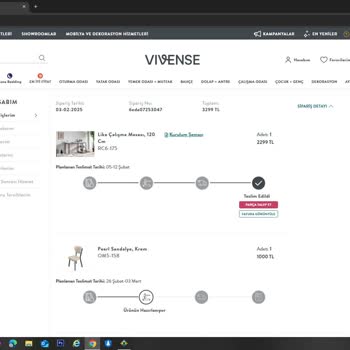 Vivense Siparişim 1 Aydır Kargoya Verilmedi