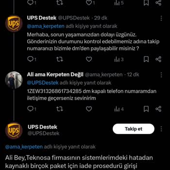 Teknosa'dan Sipariş Verdim, Kargom Teslim Edilmedi