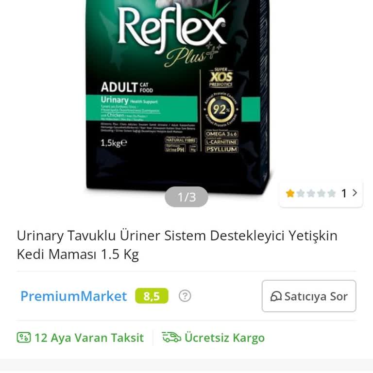 Yanıltıcı Reklamla 1.5 Kg Mama 1722₺'ye Satıldı