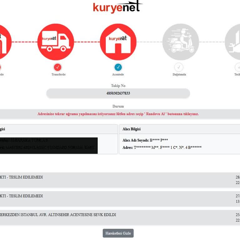 Kredi Kartımın Teslimatı Hakkında Acil Yardım Talebi