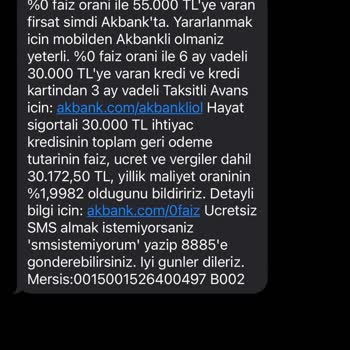 Gereksiz SMS'lerle Rahatsızlık