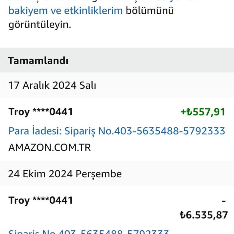 Amazon İade Sürecinde Yaşanan Sorunlar Ve Tutarsız Bilgilendirme