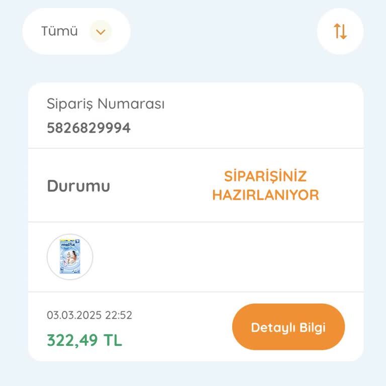 Ebebek İnternet Sitesinde Sipariş Sorunu