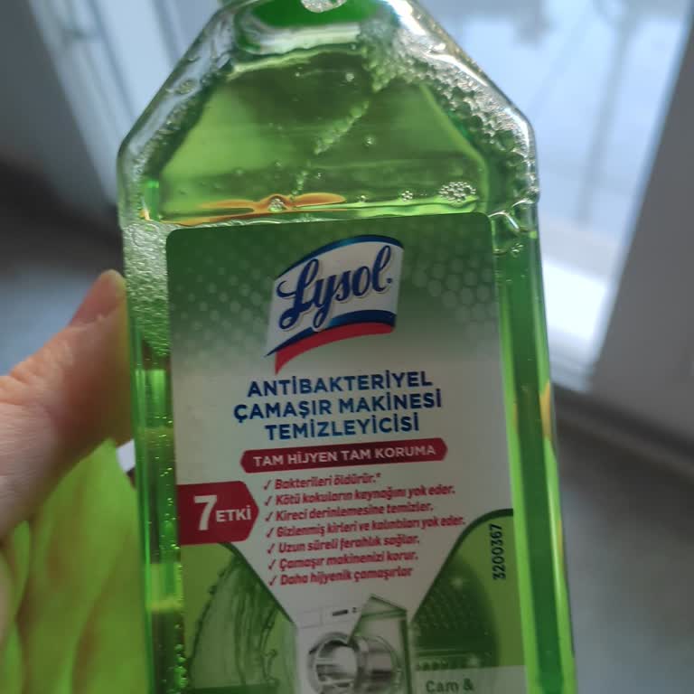 Lysol Çamaşır Makinesi Temizleyicisinin Kullanma Talimatı Yok