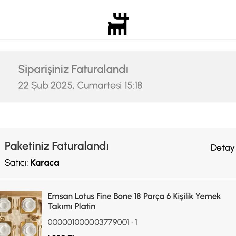 Karaca Züccaciye Kargoda Gecikme Ve Bilgi Eksikliği