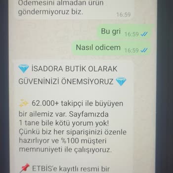 Instagram'dan Aldığımız Ceket Sorunu