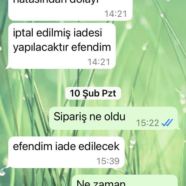 İade Edilmeyen Para Ve İlgisiz Hizmet