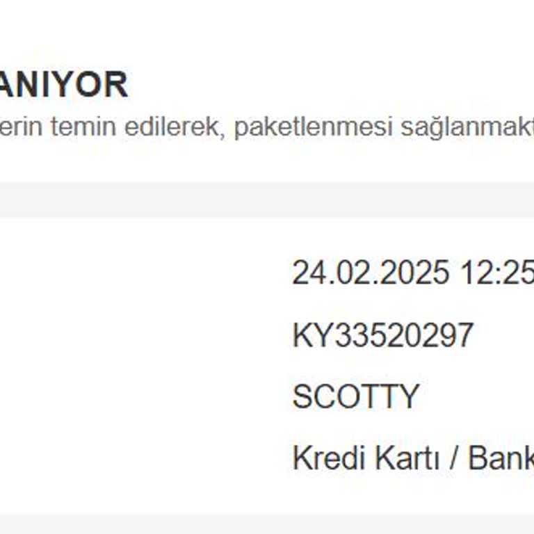 Siparişin Kargolanmasında Uzun Süreli Gecikme Ve İletişim Eksikliği