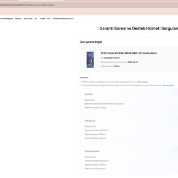 Huawei Telefon Siparişimde Karşılaştığım Sorunlar