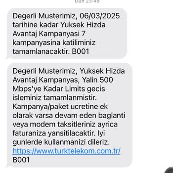 Türk Telekom Uygulamasında Taahhüt Sorunu