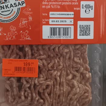 Migros'tan Aldığım Kıymanın Taze Olmaması