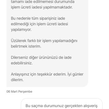 İade Edilen Ürün İçin Haksız Faiz Talebi