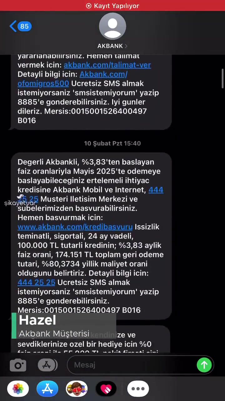 Akbank Taciz Mesajı! videonun kapak resmi
