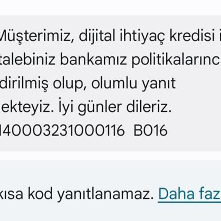 Sebepsiz Kredi Reddi Ve Mağduriyet