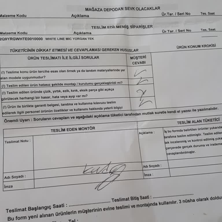 Bellona Mağazasında Teslimat Sorunu Ve İlgisizlik