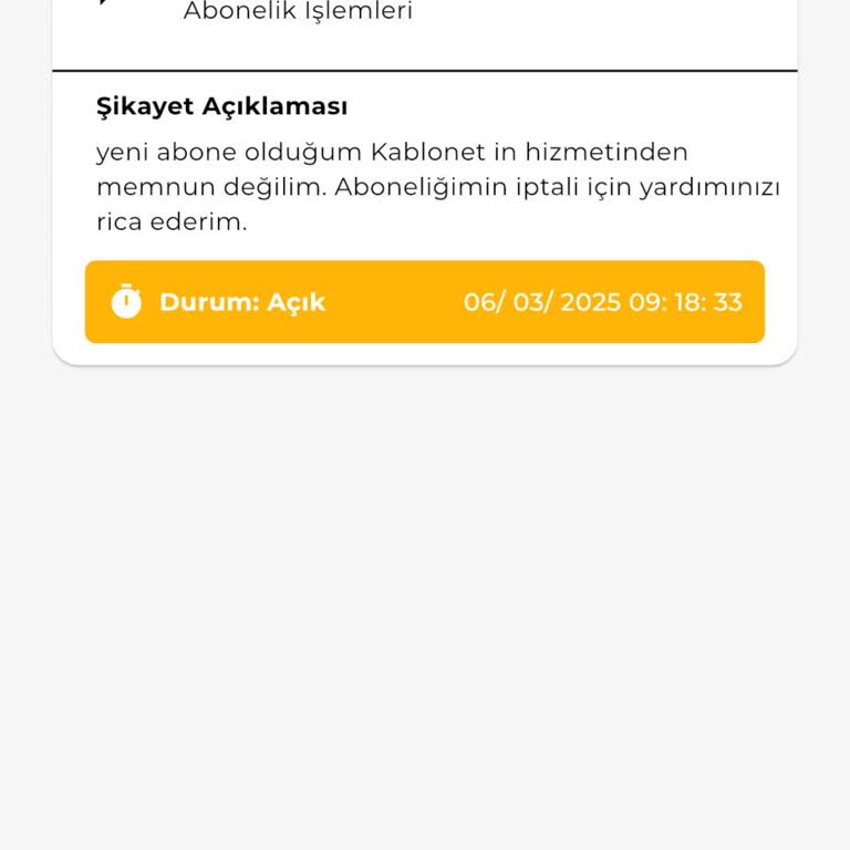 Kablo Net İle Hayal Kırıklığı: Sürekli Kopan İnternet Ve İptal Ücreti Sorunu