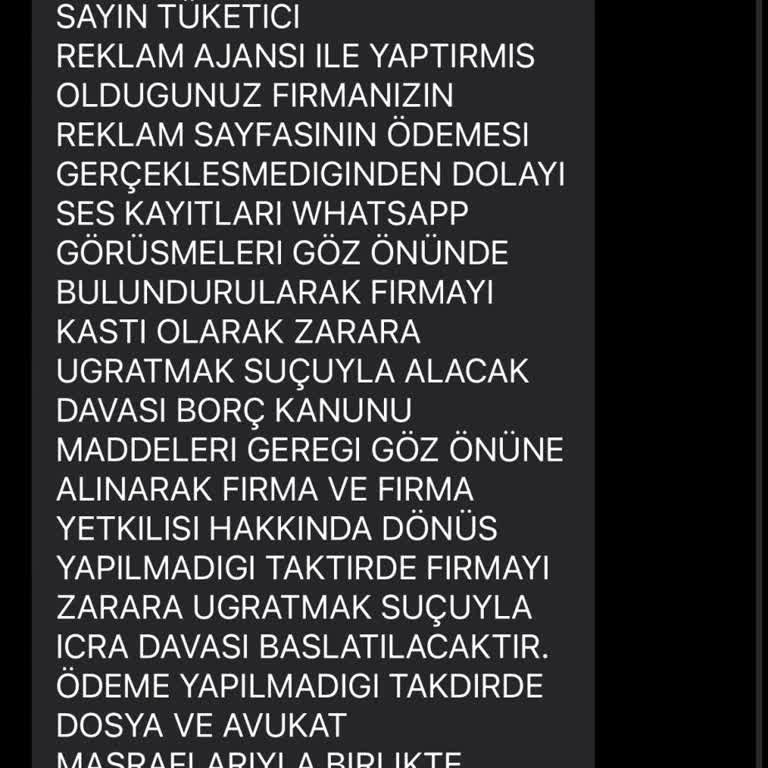 Yanıltıcı Web Sitesi Hizmeti