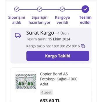 Sürat Kargo Teslimat Sorunu Ve Maddi Zarar