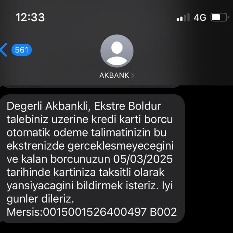 Ekstre Böldürme İşlemi Mağduriyeti: Faiz Alındı, İşlem Yapılmadı!