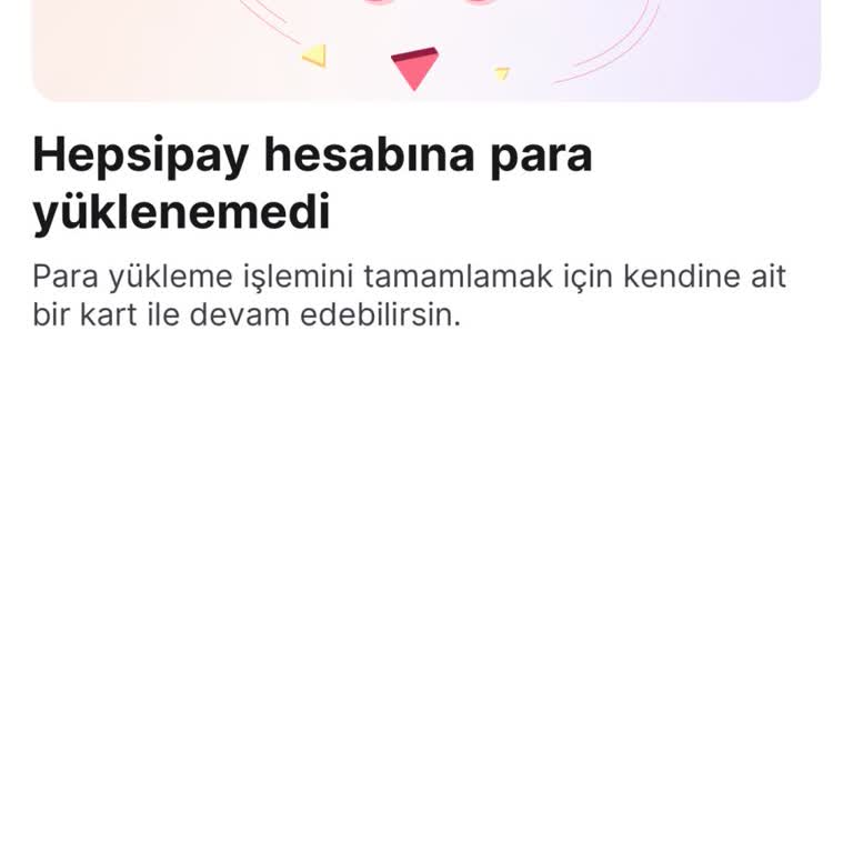Hepsipay Ve QNB Finansbank Kartıyla Yükleme Sorunu