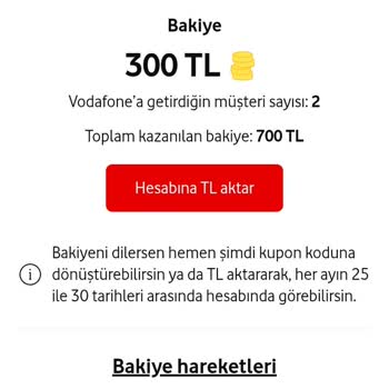 Vodafone Kampanyasında Hediye Çeki Sorunu