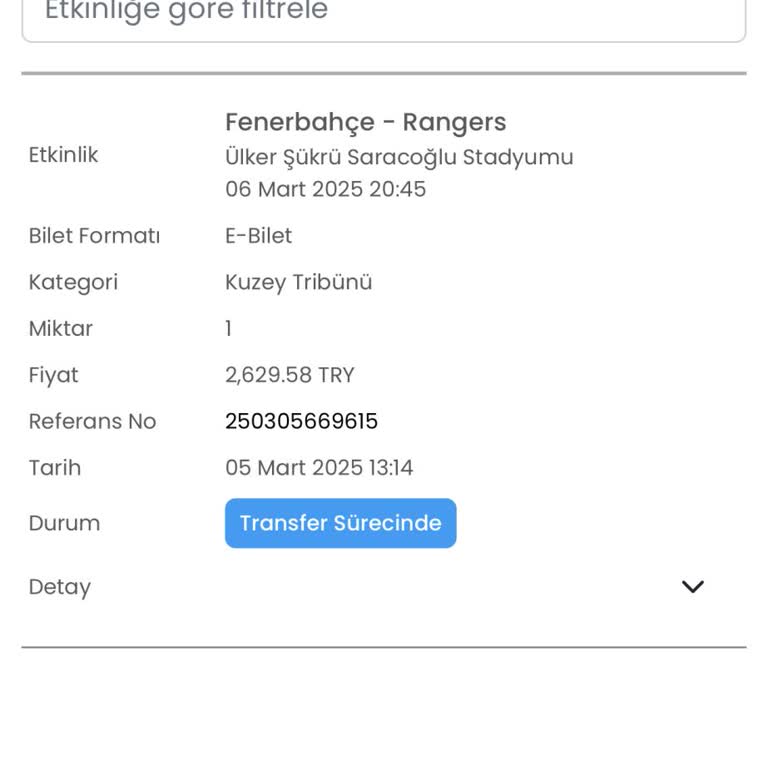 Maç Bileti Ve Üyelik Sorunu
