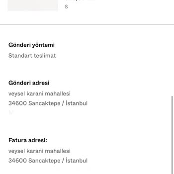 Eksik Adres Ve Yanlış Teslimat Sorunu