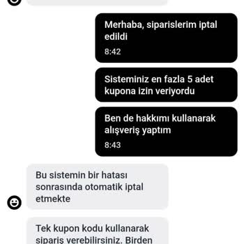 Kupon Kullanımında Yanıltıcı Bilgi Ve İptal Sorunu