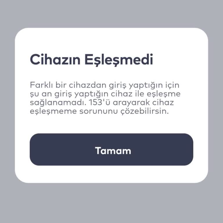 İstanbul Kart Uygulaması Telefon Eşleşme Sorunu